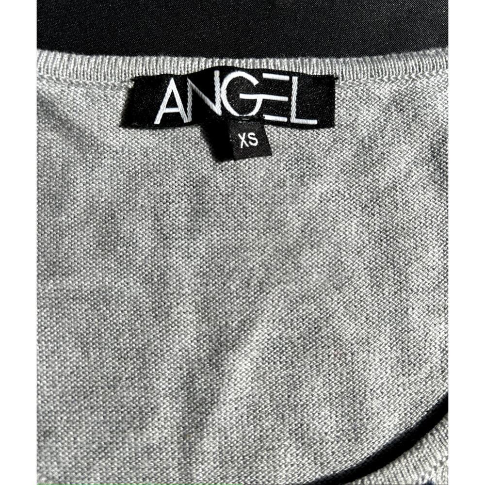 JW Los Angeles Angel Knit Gray Splatter Tank Top XS - Picture 3 of 3